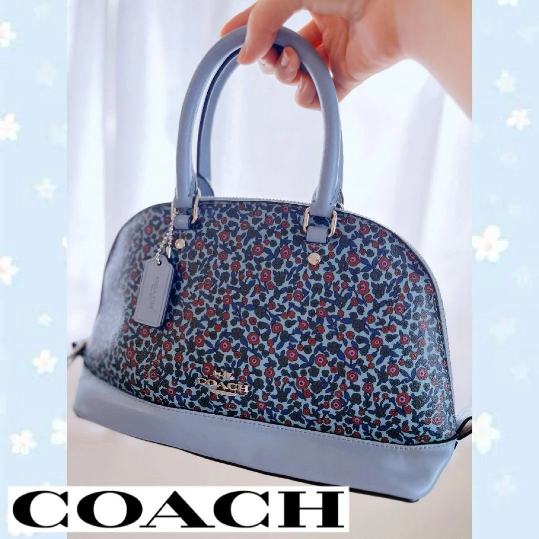 Coach Blue Floral Bags & Handbags for Women for sale | eBay