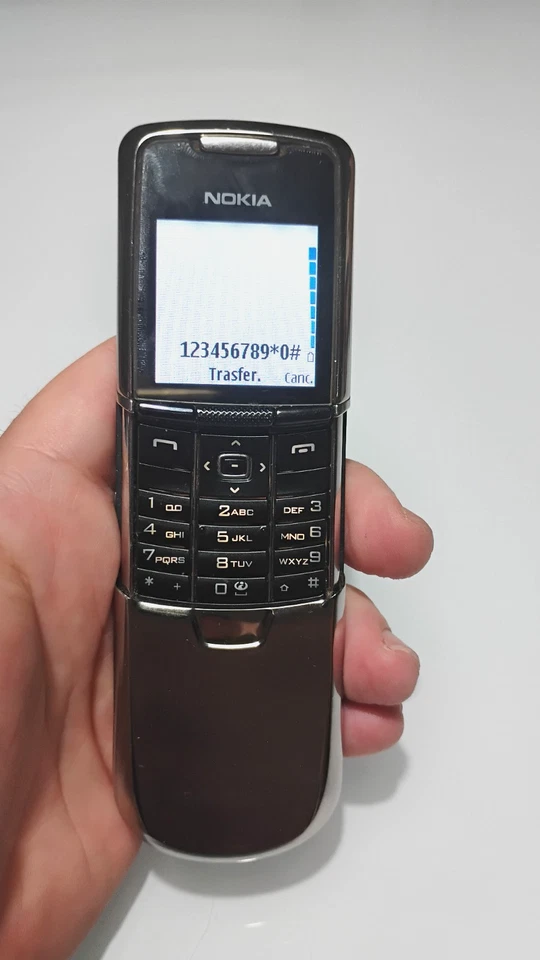 NOKIA 8800 STAINLESS STEEL CELLULARE VINTAGE ORIGINALE DA TESTARE LOTTO STOCK - Immagine 3 di 4