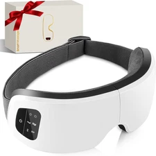Eye Massager with Heat, Compression, Heated Sleep Mask, Mothers Fathers Day Birt