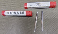 TITAN USA M3 X 0.5 D3 3FL PLUG TAP 2 PCS