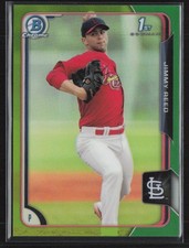 Jimmy Reed 2015 Bowman Chrome 1st Green Refractor /99 #BCP31 St. Louis Cardinals
