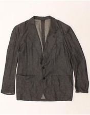 Giacca blazer uomo 2 bottoni CERRUTI 1881 IT 50 grande grigio cotone BY11