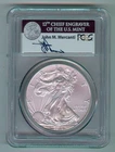 2012-W U.S. SILVER AMERICAN EAGLE - KM#273 - JOHN M. MERCANTI - PCGS - MS69