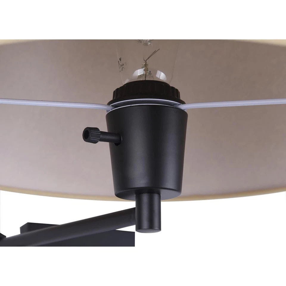 Canarm Lighting IWF2119B01BK Theodore Sconce Wall Light - Image 3 of 4