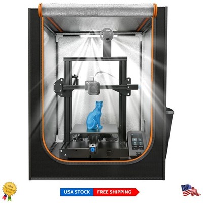 Large 3D Printer Enclosure with LED Light - Constant Temperature Protection