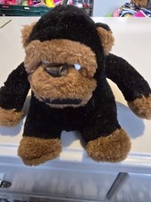 Vintage Salco Side Eye Gorilla Plush Small Soft Toy Ape Monkey