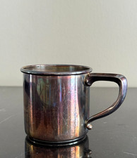 Vintage Sterling Silver Personalized Baby Child Cup 74 Grams