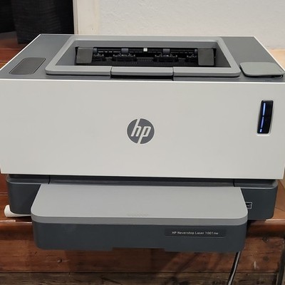 HP - Neverstop 1001nw Wireless Black-And-White Laser Printer