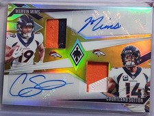 2025 Phoenix Football Phenomenal Duo Jersey Autographs M. Mims/C. Sutton /10