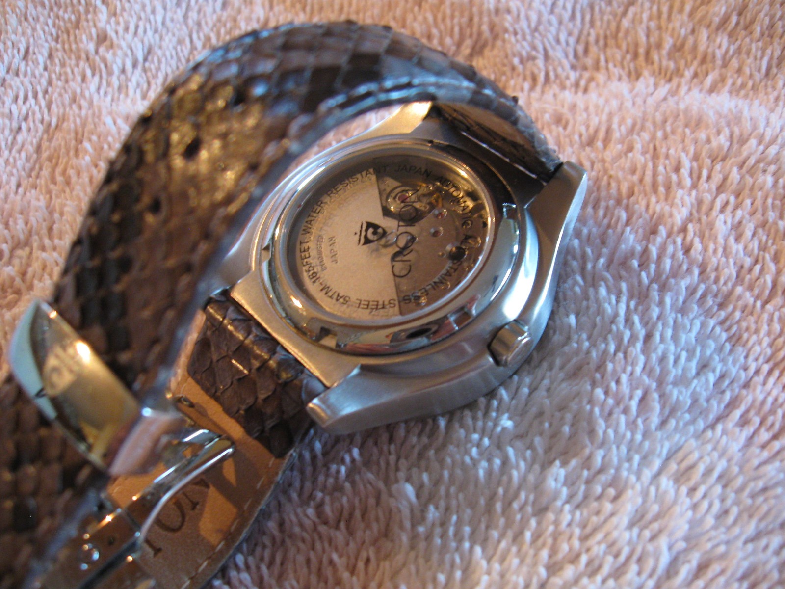 Croton Automatic Watch - Python Strap - image 8