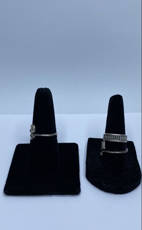 Sterling Silver Assorted Ring/Earring/Necklace Pe… - image 7