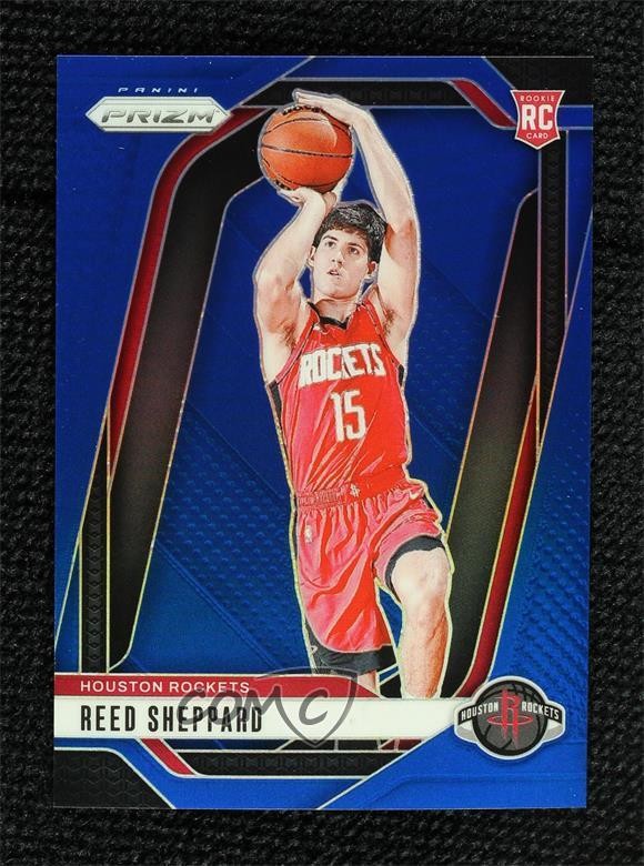 2024-25 Panini Prizm Blue Prizm 176/199 Reed Sheppard #268 Rookie RC
