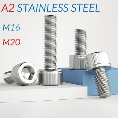 M16 M20 A2 Stainless Steel Allen Bolt Socket Cap Screws Hex Head DIN 912