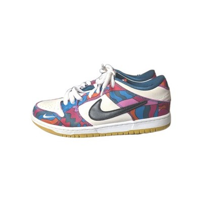 Nike SB Dunk Low Pro QS Parra Abstract Art Men Size 10.5 Fireberry Black 