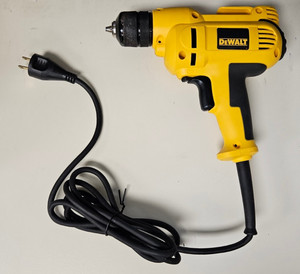 DEWALT DWD115 - 3/8" VSR Electric Corded Drill with Keyless Chuck - 8 Amp