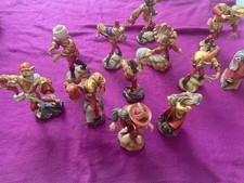 Tancerze Morisk – 12 drewnianych figurek, ręcznie rzeźbionych, różne warsztaty Südtir
