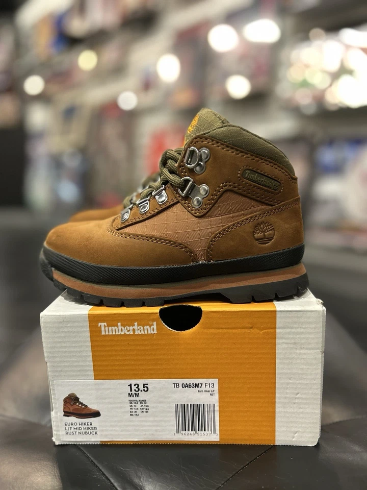 Botas Timberland Euro Hiker Talla 13.5 Niños  Foto 3 de 4