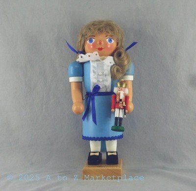 VTG German Nutcracker Gunther Ulbricht/ Franz Karl NIB NOS Clara LE 544/5k 11''