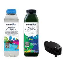 Live Copepods 16oz Phytoplankton 16oz Combo - 5-Species Mix - Pod Hotel