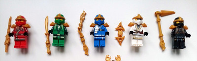 LEGO Ninjago 71866 Jubiläums-Figuren: Jay / Cole / Zane / Kai / Lloyd ZX *NEU*