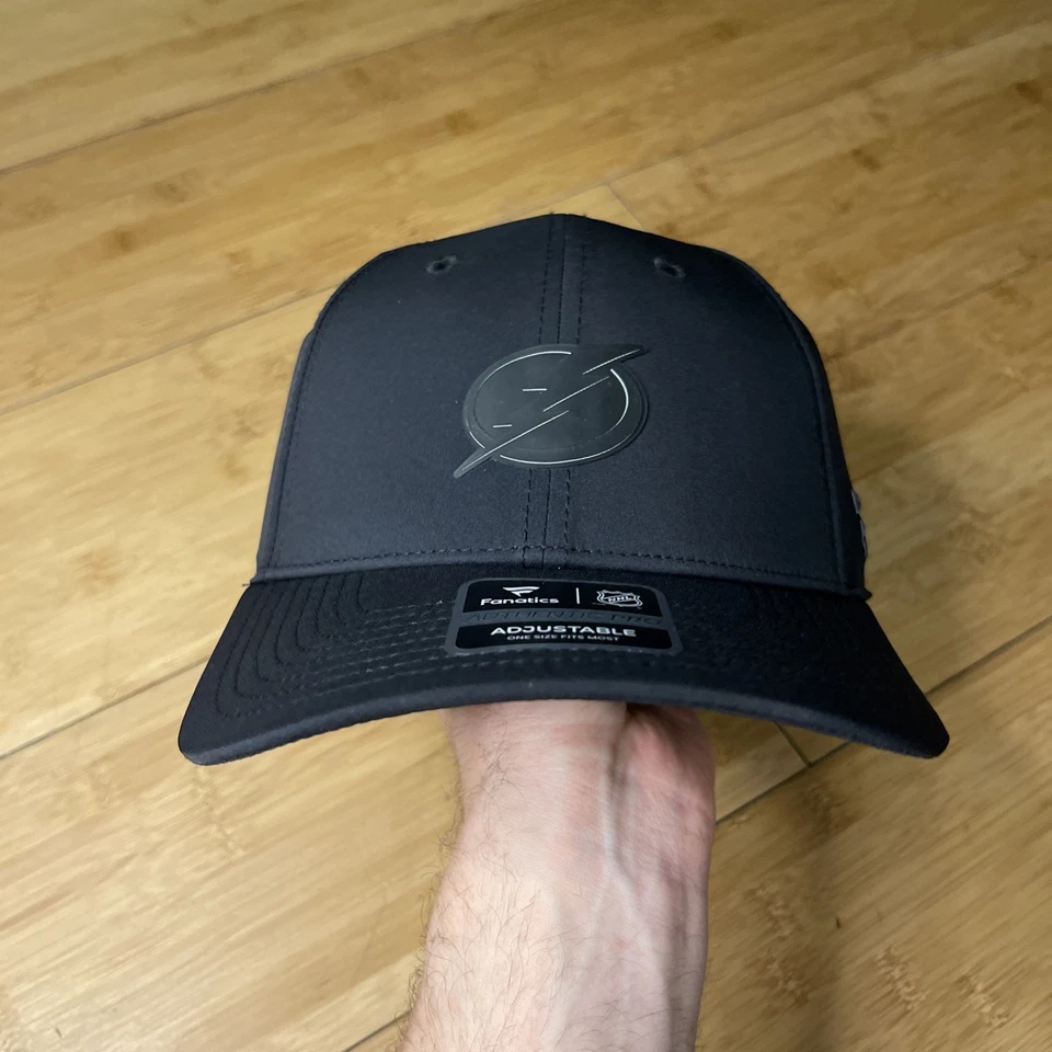 Gorra Fanatics Pro Tampa Bay Lightning Road Todo Color Negro Match Snapback NHL⚡️ Foto 3 de 4