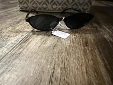 Vintage Cat Eye Sunglasses Black Frame Black Lens Retro Fashion Classic Style