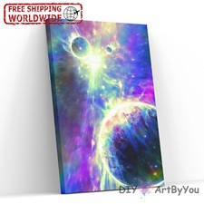 Galaxy Paint By Numbers Canvas Art Draw Artist Painting Oil Kit Home Decor Adult