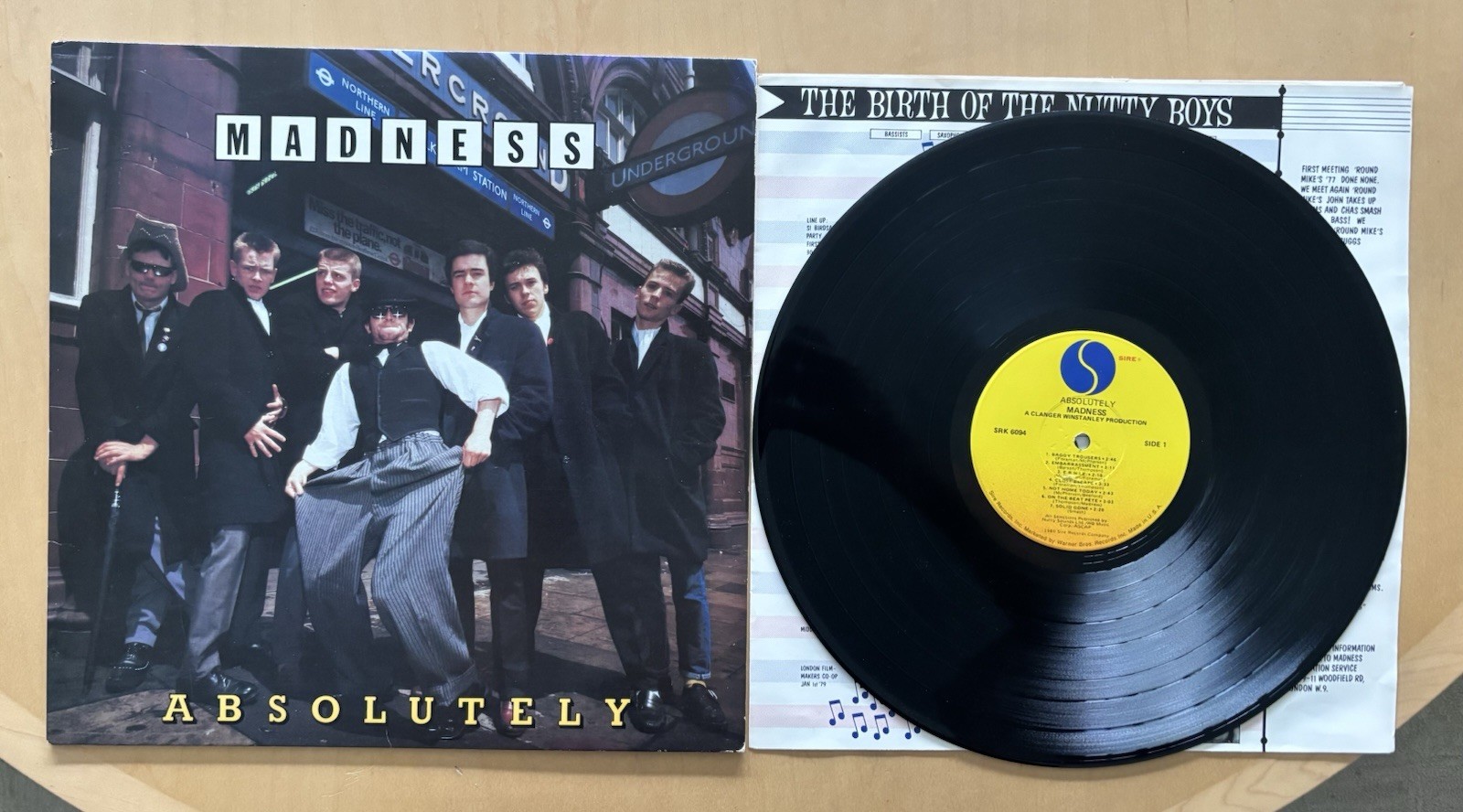 Madness Absolutely LP 1980 1st Press Variant 1 NM Sterling Alternative 