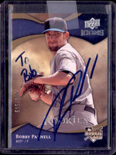 2009 Upper Deck Icons  Rookie Card #128 NY Mets  Bobby Parnell Auto/ Signed IP