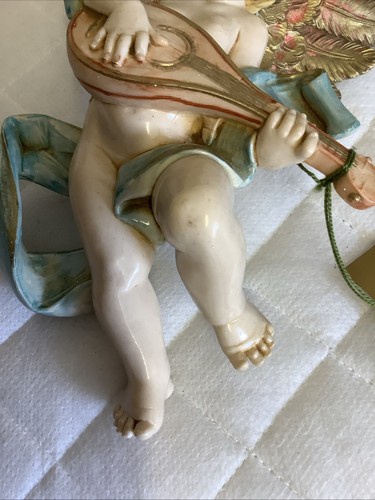 Vintage FONTANINI Angel Cherub Figurine -simonelli Depose ITALY 1984 - Picture 4 of 8