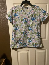 Zikit Women's Scrub Top Size Small