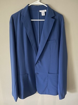 Isaac Mizrahi beach Blue xL Blazer Business Workwear Jacket Career Wear