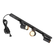 Plug in Track Lighting with Power Cord, 3-Light GU10 Track Lighting Kit with ...