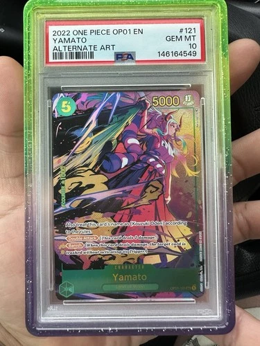 2022 One Piece OP01-Romance Dawn #121 Yamato SEC Alt Art - PSA 10