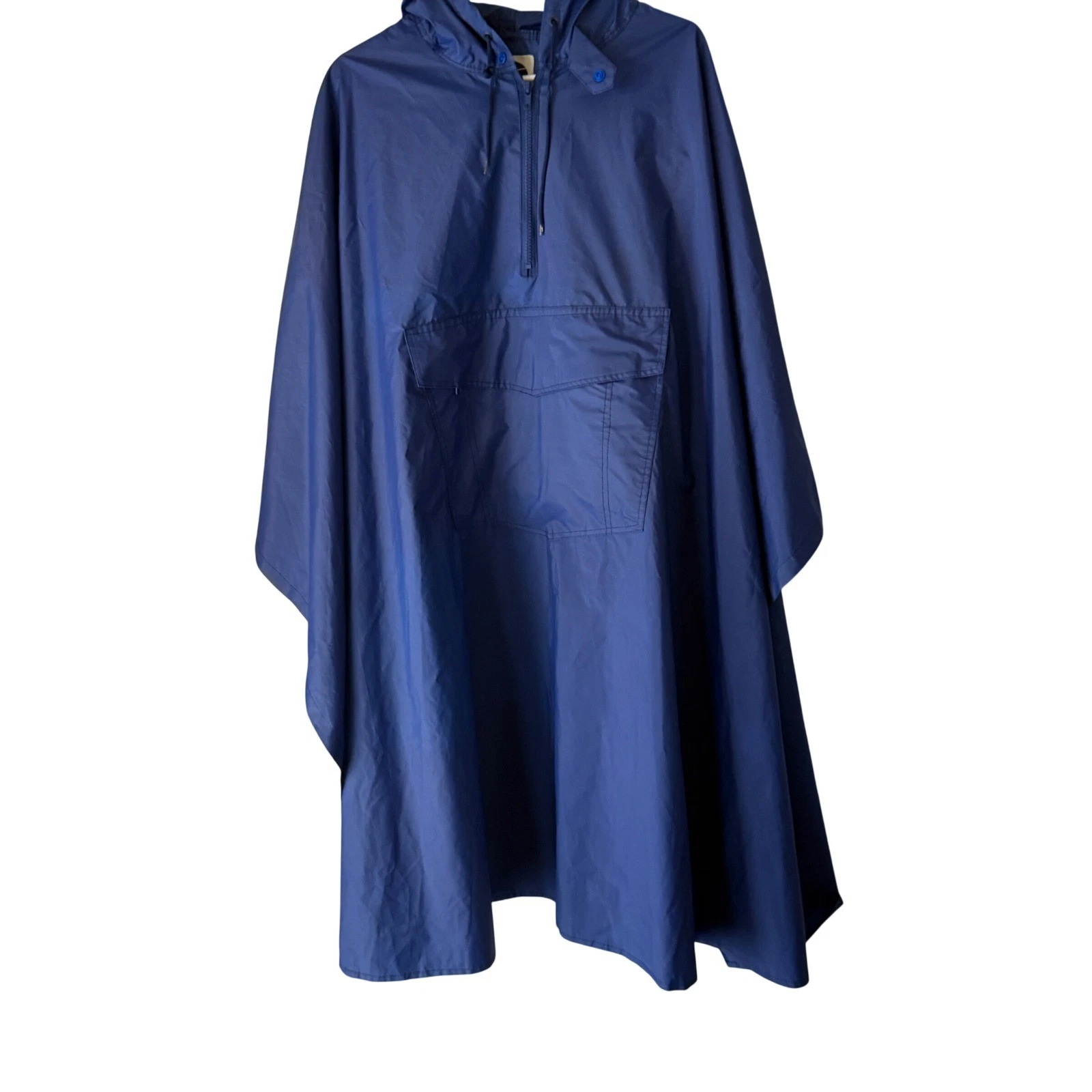 Armadillo Blue 100% Waterproof Poncho Hooded Rain Gear One Size Outdoor
Opens in a new window or tab