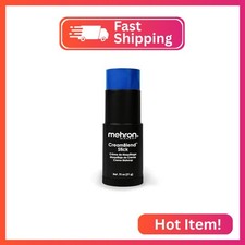 Mehron Makeup CreamBlend Stick - Cream Face Body Paint Blue, 1 Count Pack of