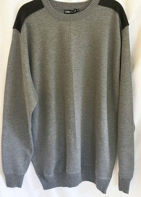 Men's Pullover Sweater, New With Tags, Charcoal/Black, Loose Threads Brand, 2X
