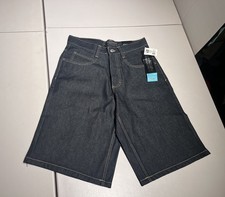 SouthPole Shorts Men's 32 Denim Jorts Baggy Grunge Skate Y2K Rap VTG Deadstock