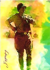 George S Patton 2024 Authentic Artist Signed Limited Edition Print Card 34 of 50
