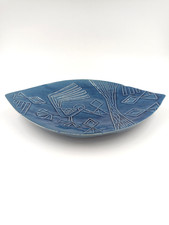 Coupelle vide poches ravier sur pieds vintage céramique scandinave midcentury 70