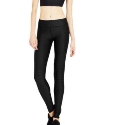 VIE ACTIVE $110 XS Rebekah moto leggings Full Length Black XS
