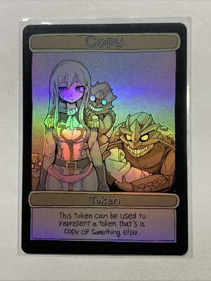Copy Thalia Goblin Magic The Gathering MTG Card Foil Holo Anime Waifu Girl Token