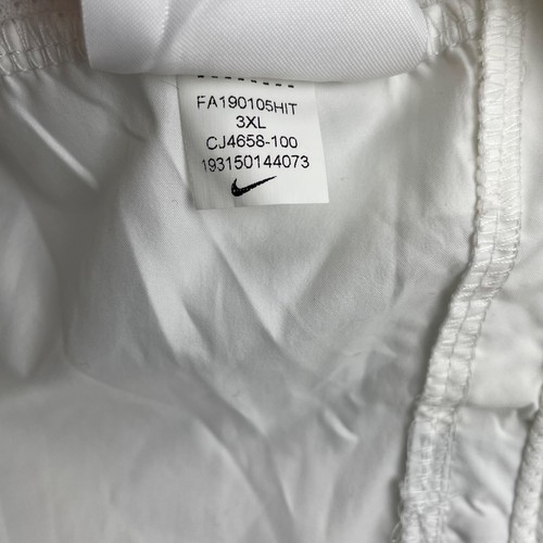 New York Jets x Nike Men's Team Issued 1/4 Zip Windbreaker Jacket White • 3XL - Picture 7 of 10