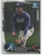 Anfernee Seymour Atlanta Braves 2016 Bowman Chrome Draft