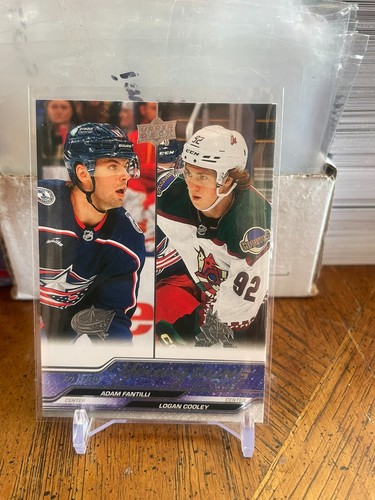 2023-24 Upper Deck Extended #730 Young Guns Checklist Adam Fantilli/Logan Cooley