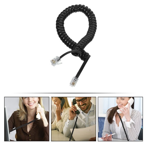 10 Pcs Replacement Cable Coiled Wire Landline Phone Cord - Zdjęcie 2 z 12