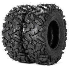 27" Set 2 27x9x12 ATV Tires 6PR 27x9-12 UTV Tires 27 9 12  Mud All Terrain Tires