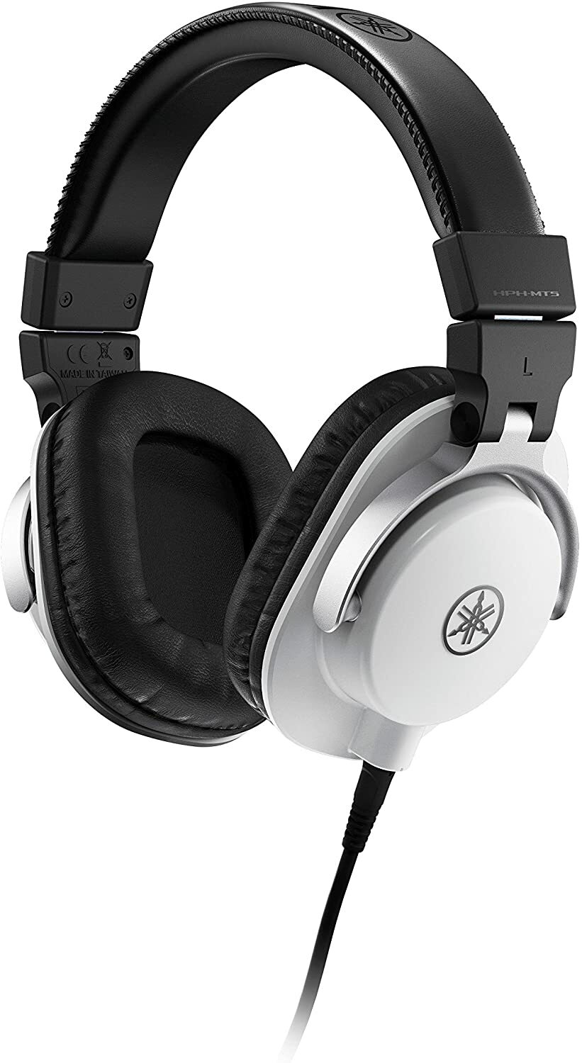 Cuffia Monitor Yamaha HPH-MT5 White: Fedeltà Originale e Design Pro