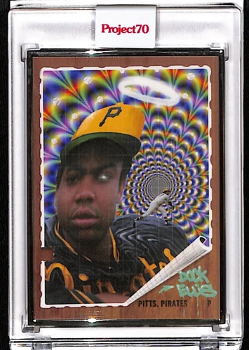 2021 TOPPS PROJECT 70 #232 DOCK ELLIS BY CES P70 AP SILVER FRAME 03/51