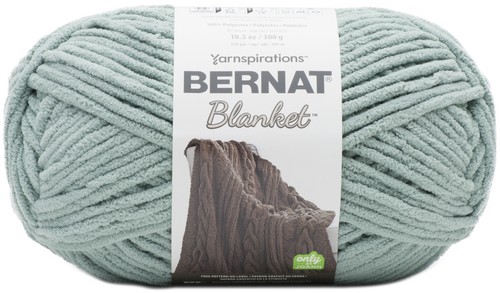 Bernat Blanket Big Ball Yarn-Smoky Green (Pack of 2 Skein) - 第 1/1 張圖片